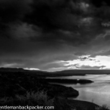 "Abiquiu Waters": A summer thunder and lightning storm rolls in over Abiquiu Lake, a manmade reservoir in New Mexico. July, 2014.